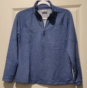 Danskin Now long sleeve quarter-zip athleisure top